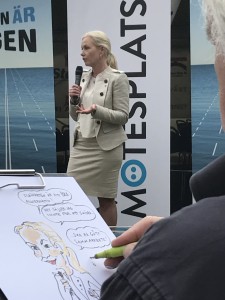 Tre ministrar besökte Maritim Mötesplats, arbetsmarknadsministern Ylva Johansson, infrastrukturministern Anna Johansson och utbildningsminister Anna Ekström.